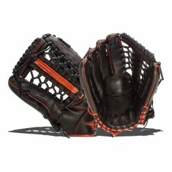 Deals 👏 Mizuno 12.75'' MVP Prime Baseball Glove: GMVP1275PSE8 Black/Red Black ✔️