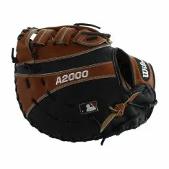 Outlet ⌛ Wilson A2000 SuperSkin 12.5" First Base Mitt: WTA20RB191614SS Brown 🌟 -BaseBallBat Sales Store 0292 08 18 30497 4 m