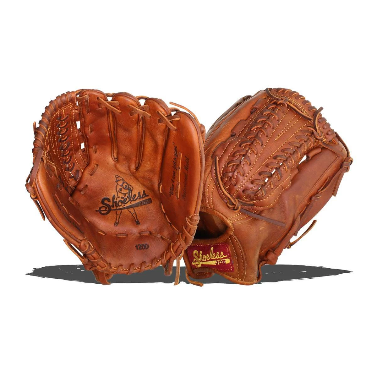 Promo โจ Shoeless Joe Professional 12" Baseball Glove: 1200VL Brown ๐งจ 10 Promo โจ Shoeless Joe Professional 12" Baseball Glove: 1200VL Brown ๐งจ - Image 8