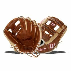 Discount ⭐ Wilson A2000 H12 12" Fastpitch Softball Glove: WBW10043812 Brown, Tan ❤️