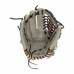 Top 10 🧨 Wilson A2000 SuperSkin T125 12.5" Fastpitch Softball Glove: WBW100216125 Gold, Grey 🛒