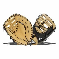 Coupon 👏 Akadema ProSoft Select Series 12.5" First Base Mitt: ASF454 Black, Tan 😀 -BaseBallBat Sales Store 082d 12 21 akadema prosoft select series 12 5 first base mitt asf454 35382 2 l