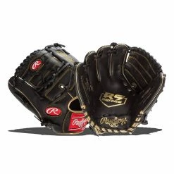 Wholesale ๐ Rawlings R9 12" Baseball Glove: R9206-9BG Black, Gold ๐งจ