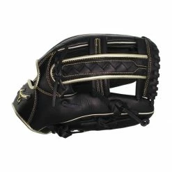 Cheapest 🧨 Mizuno MVP Prime SE 12.5'' Slow Pitch Softball Glove: GMVP1250PSES8 Black/Gold Black, Yellow 🧨 -BaseBallBat Sales Store 0c1e 08 19 32061 3 l