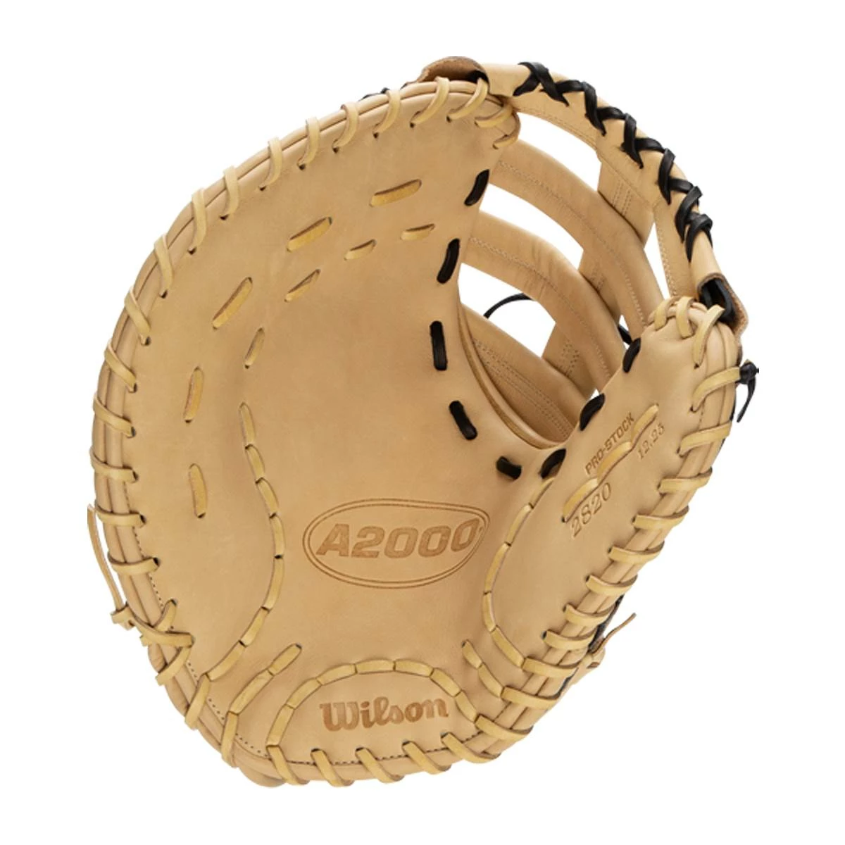 New 👏 Wilson A2000 SuperSkin 2820 12.25" Baseball First Base Mitt: WBW1001211225 Black, Tan 👏 4 New 👏 Wilson A2000 SuperSkin 2820 12.25" Baseball First Base Mitt: WBW1001211225 Black, Tan 👏 - Image 2