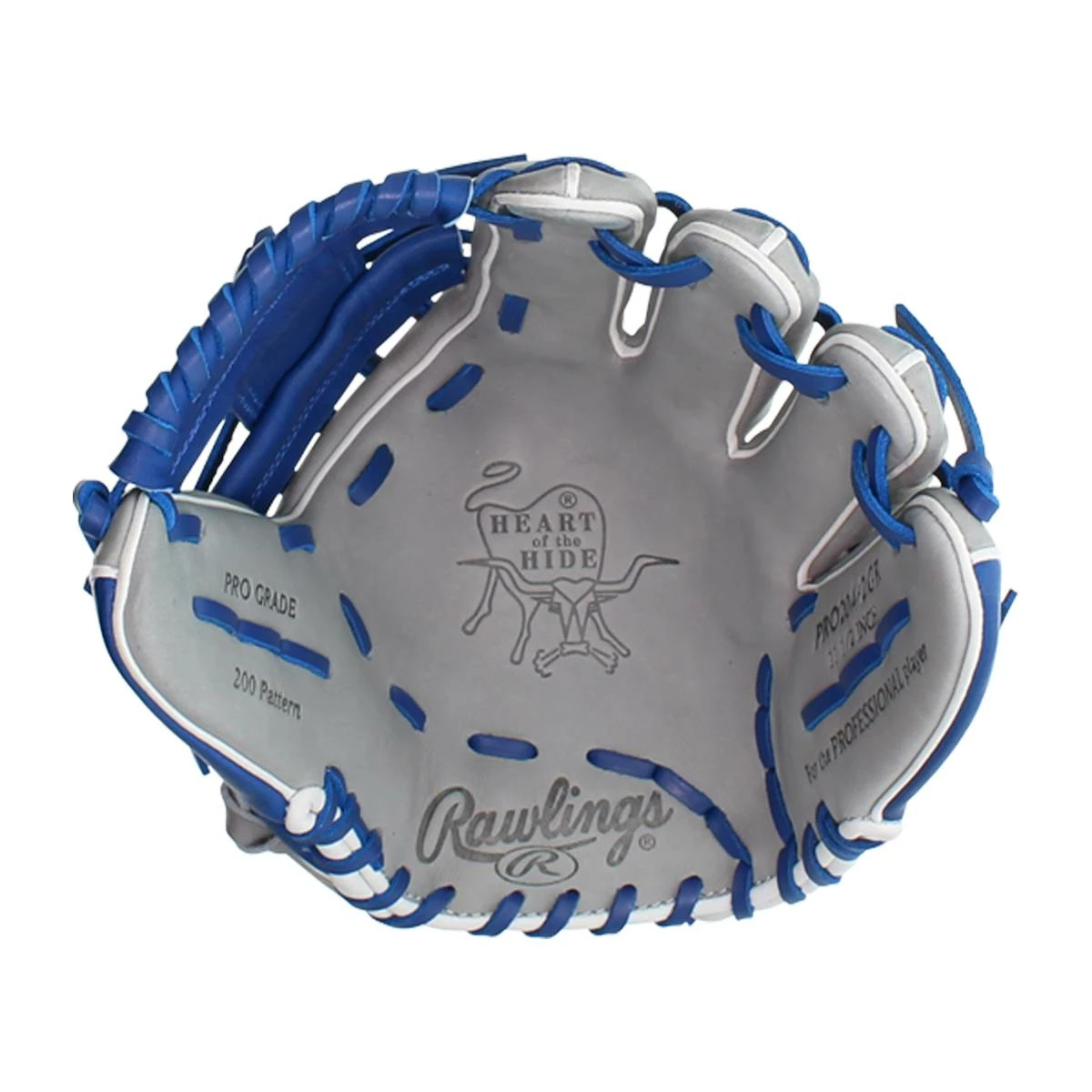 Wholesale ๐ฏ Rawlings Heart of the Hide 11.5" Baseball Glove: PRO204-2GR Blue, Grey ๐งจ 8 Wholesale ๐ฏ Rawlings Heart of the Hide 11.5" Baseball Glove: PRO204-2GR Blue, Grey ๐งจ - Image 6
