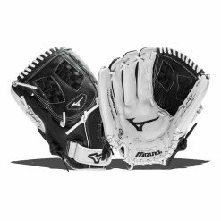 Cheap ✔️ Mizuno Franchise 12" Fastpitch Softball Glove: GFN1201F4 Black, White ✔️