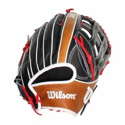 Cheapest 🧨 Wilson A2K 12.75" SuperSkin Baseball Glove: WBW1000691275 Black, Red, Tan 🎁 -BaseBallBat Sales Store 10b0 07 20 wilson a2k 12 75 superskin baseball glove wbw1000691275 33325 7 l