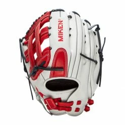 Coupon ⌛ Miken Pro Series 13.5" Slow Pitch Softball Glove: PRO135-WSN Blue, Red, White 😀 -BaseBallBat Sales Store 17c7 10 21 miken pro series 13 5 slow pitch softball glove pro135 wsn 31192 15 l