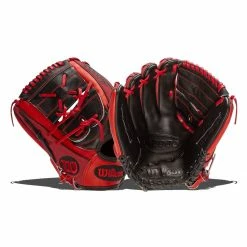 Best reviews of 🎉 Wilson A2000 SuperSkin 12.25" Monica Abbott Fastpitch Softball Glove: WTA20RF18MA14GM Black, Red 🔥