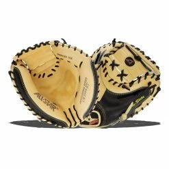 Discount 🧨 All Star Pro Elite 35" Blem Catcher's Mitt: CM3000BTBLEM Black, Tan ✔️