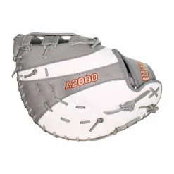 Best deal ❤️ Wilson A2000 SuperSkin FP1B 12.50" Fastpitch Softball First Base Mitt: WBW100219125 Grey, White 🔔 -BaseBallBat Sales Store 1ad0 09 20 wilson a2000 superskin fp1b 12 50 fastpitch softball first base mitt wbw100219125 33638 5 l