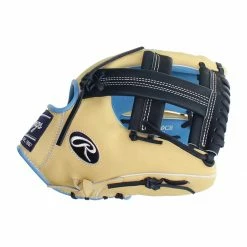 Discount 👏 Rawlings Heart of the Hide 11.5" Baseball Glove: PRO204-20CB Blue, Tan 🔔 -BaseBallBat Sales Store 1bad 03 20 rawlings heart of the hide 11 5 baseball glove pro204 20cb 33266 4 l