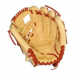 Budget ✔️ Wilson A2000 1787 11.75" Baseball Glove: WBW1000891175 Red, Tan ❤️