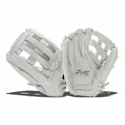 Budget 💯 Miken Pro 15" Slow Pitch Softball Glove: PRO150-WW White 👍