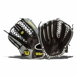 Top 10 ✔️ Wilson A2000 SuperSkin 12.75" Baseball Glove: WTA20RB20OT6SS Black, Grey ⭐