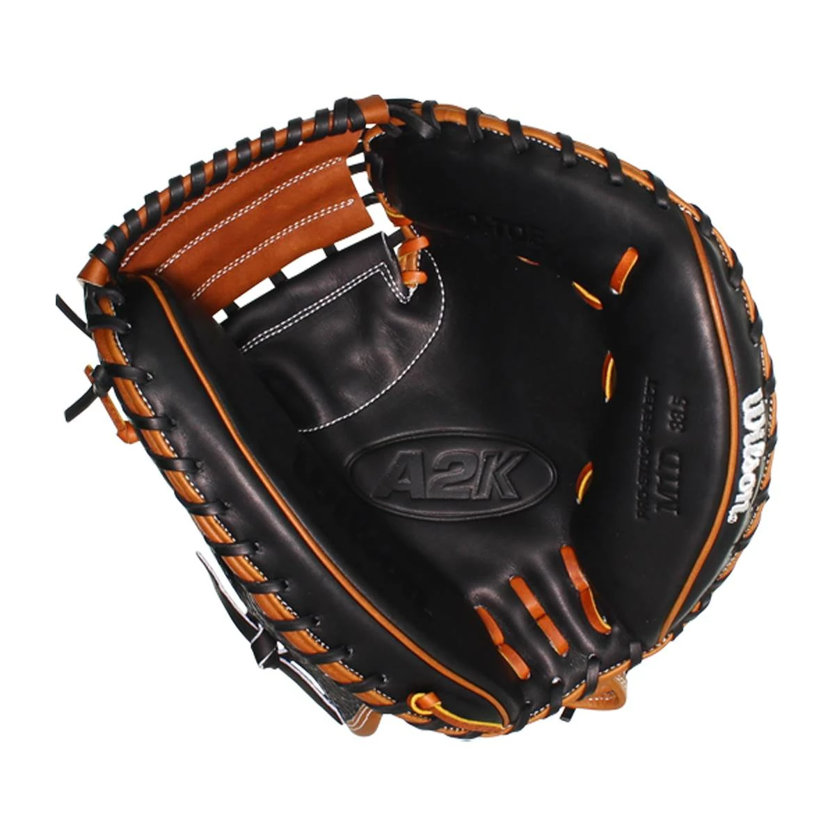 Hot Sale 🎉 Wilson A2K 33.5" Baseball Catcher's Mitt: WBW100071335 Black, Brown, Tan 🎉 4 Hot Sale 🎉 Wilson A2K 33.5" Baseball Catcher's Mitt: WBW100071335 Black, Brown, Tan 🎉 - Image 2