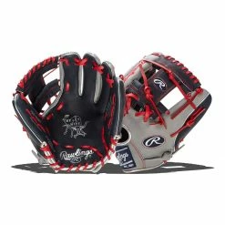 Deals 👍 Rawlings Heart of the Hide R2G 11.75" Baseball Glove: PRORFL12N Grey, Navy, Red ⌛