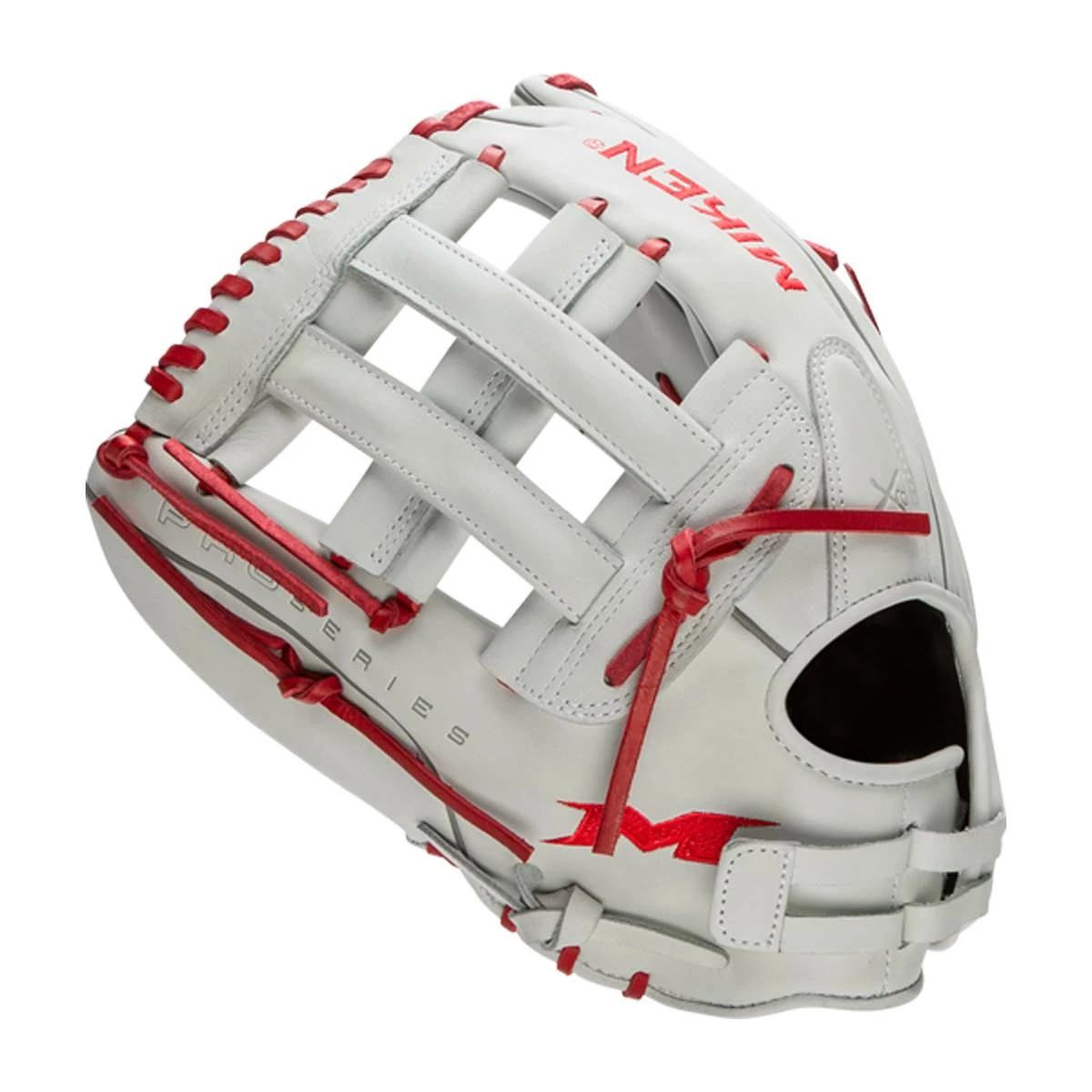 Top 10 โ Miken Pro Series 13.5" Slow Pitch Softball Glove: PRO135-WS Red, White ๐ 5 Top 10 โ Miken Pro Series 13.5" Slow Pitch Softball Glove: PRO135-WS Red, White ๐ - Image 3