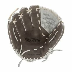 Hot Sale 🌟 Easton Fundamental 12.5" Fastpitch Softball Glove: FMFP125 Grey, Teal, White 🔔
