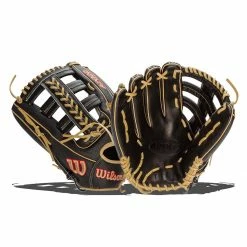 New 🤩 Wilson A2000 SuperSkin 1800 12.75" Baseball Glove: WBW1001021275 Black, Tan ✨