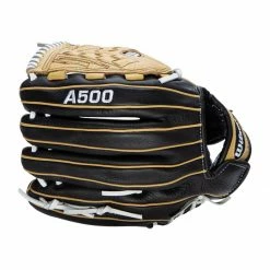 Best Pirce 🛒 Wilson A500 Siren 12.5" Youth Fastpitch Softball Glove: WBW100422125 Black, Tan ⌛ -BaseBallBat Sales Store 28d5 10 21 wilson a500 siren 12 5 youth fastpitch softball glove wbw100422125 34736 14 l
