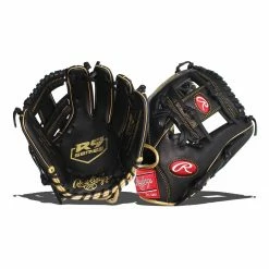 Wholesale ๐ Rawlings R9 11.5" Baseball Glove: R9204-2BG Black, Gold ๐ฏ