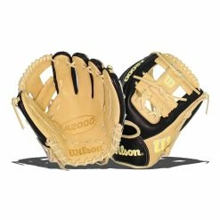 New 🔔 Wilson A2000 1786 11.5" Baseball Glove: WBW100084115 Black, Tan 💯