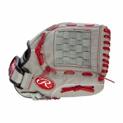 Flash Sale 😍 Rawlings Sure Catch 11" Mike Trout Youth Baseball Glove: SC110MT Grey, Red ❤️ -BaseBallBat Sales Store 2eed 08 21 rawlings sure catch 11 mike trout youth baseball glove sc110mt 34630 4 l