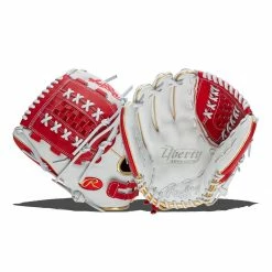Best Sale 🌟 Rawlings Liberty Advanced Color Sync 12.5" Fastpitch Softball Glove: RLA125-18S Red, White ⭐