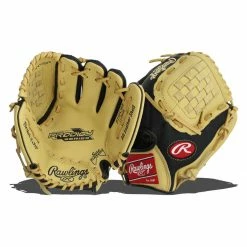 Outlet 👏 Rawlings Prodigy 11" Youth Baseball Glove: P110CB Black 👍 -BaseBallBat Sales Store 31917 l