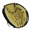 Discount 😀 All Star Young Pro 31.5" Youth Catcher's Mitt: CM1200BT Black, Tan 🔔 -BaseBallBat Sales Store 35df 04 19 12121 1 m