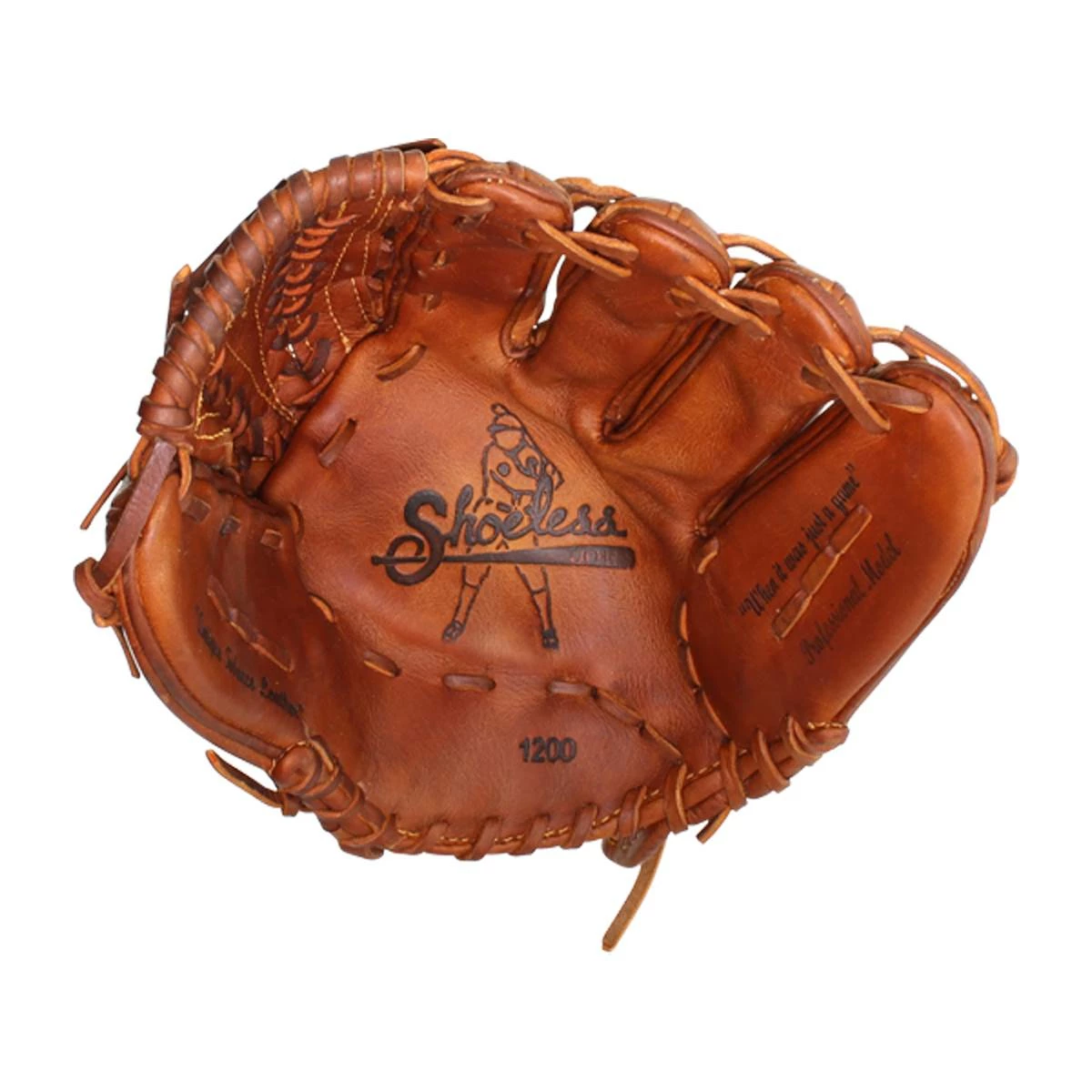 Promo โจ Shoeless Joe Professional 12" Baseball Glove: 1200VL Brown ๐งจ 15 Promo โจ Shoeless Joe Professional 12" Baseball Glove: 1200VL Brown ๐งจ - Image 13