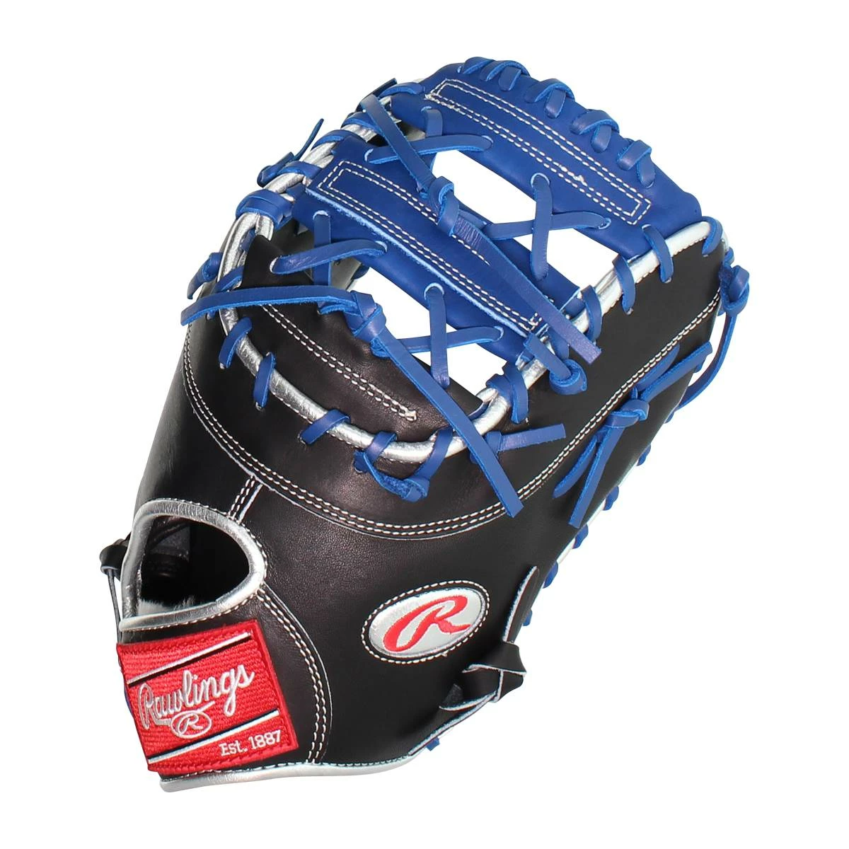 Outlet ๐ Rawlings Pro Preferred 12.75" Anthony Rizzo First Base Mitt: PROSAR44B Black, Blue, Silver ๐ 19 Outlet ๐ Rawlings Pro Preferred 12.75" Anthony Rizzo First Base Mitt: PROSAR44B Black, Blue, Silver ๐ - Image 17
