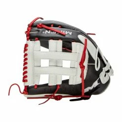 Flash Sale ❤️ Miken Player Series 13" Slow Pitch Softball Glove: PS130-PH Black, Red, White 🎁 -BaseBallBat Sales Store 3bb0 10 21 miken player series 13 slow pitch softball glove ps130 ph 31197 4 l