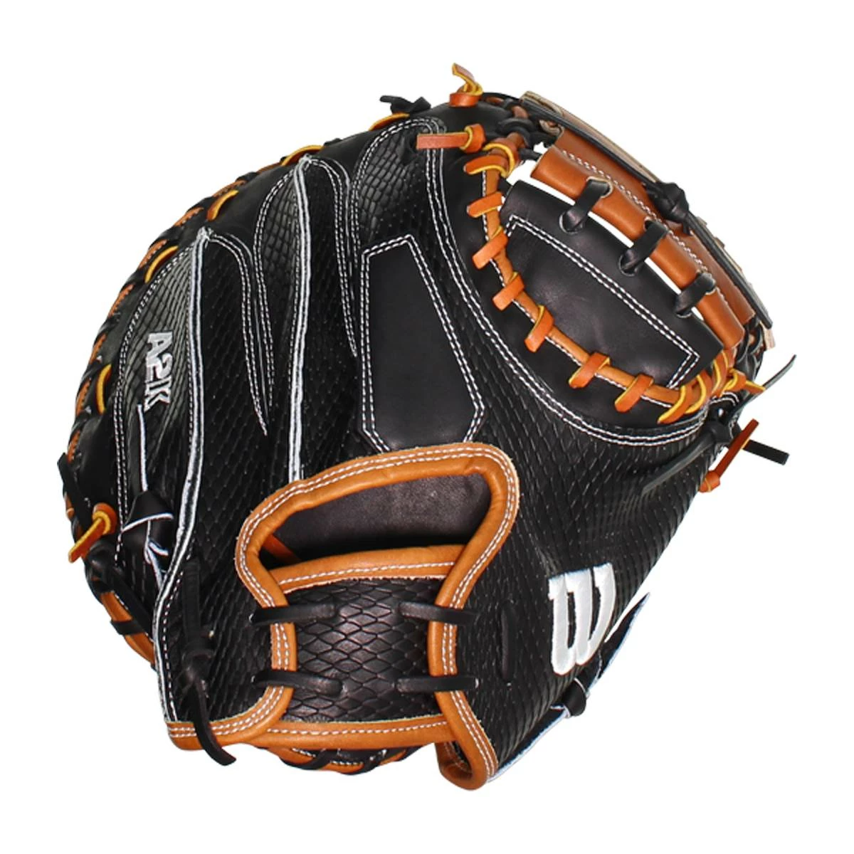 Hot Sale 🎉 Wilson A2K 33.5" Baseball Catcher's Mitt: WBW100071335 Black, Brown, Tan 🎉 9 Hot Sale 🎉 Wilson A2K 33.5" Baseball Catcher's Mitt: WBW100071335 Black, Brown, Tan 🎉 - Image 7