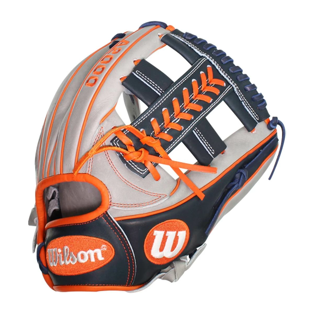 Flash Sale ✔️ Wilson A2000 Carlos Correa 11.75" Baseball Glove: WTA20RB19CC1GM Grey, Blue ✔️ 5 Flash Sale ✔️ Wilson A2000 Carlos Correa 11.75" Baseball Glove: WTA20RB19CC1GM Grey, Blue ✔️ - Image 3