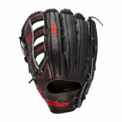 Brand new ⌛ Wilson A2K 12.75" SuperSkin Baseball Glove: WBW1000671275 Black 🧨 -BaseBallBat Sales Store 3f54 10 21 wilson a2k 12 75 superskin baseball glove wbw1000671275 33323 14 l