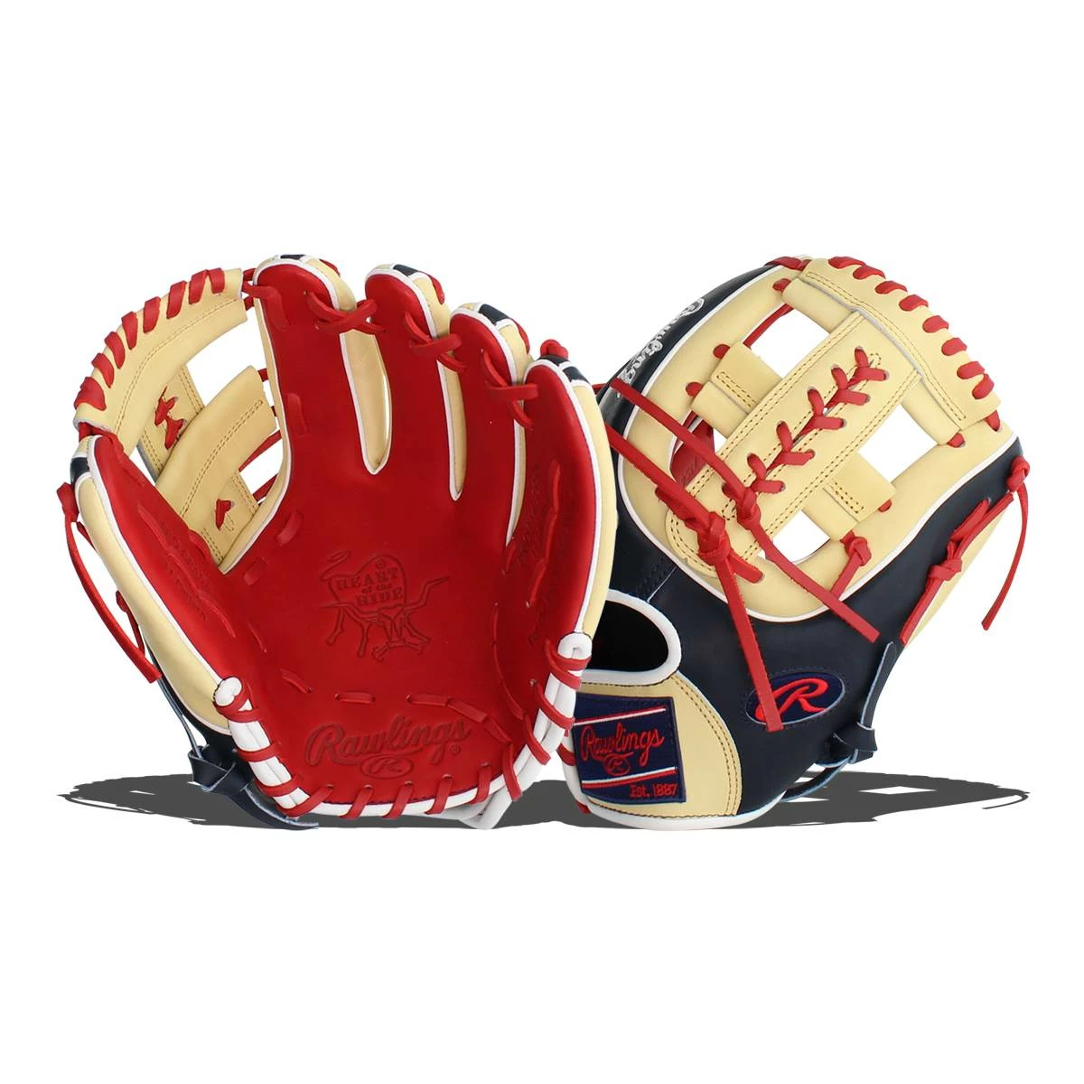 Best Sale ✨ Rawlings Heart of the Hide 11.5" Baseball Glove: PRO314-19SN Navy, Red, Tan ❤️ 3 Best Sale ✨ Rawlings Heart of the Hide 11.5" Baseball Glove: PRO314-19SN Navy, Red, Tan ❤️