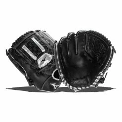 New 😀 Mizuno MVP Prime SE 12'' Baseball Glove: GMVP1200PSE8 Black/Silver Black 😍