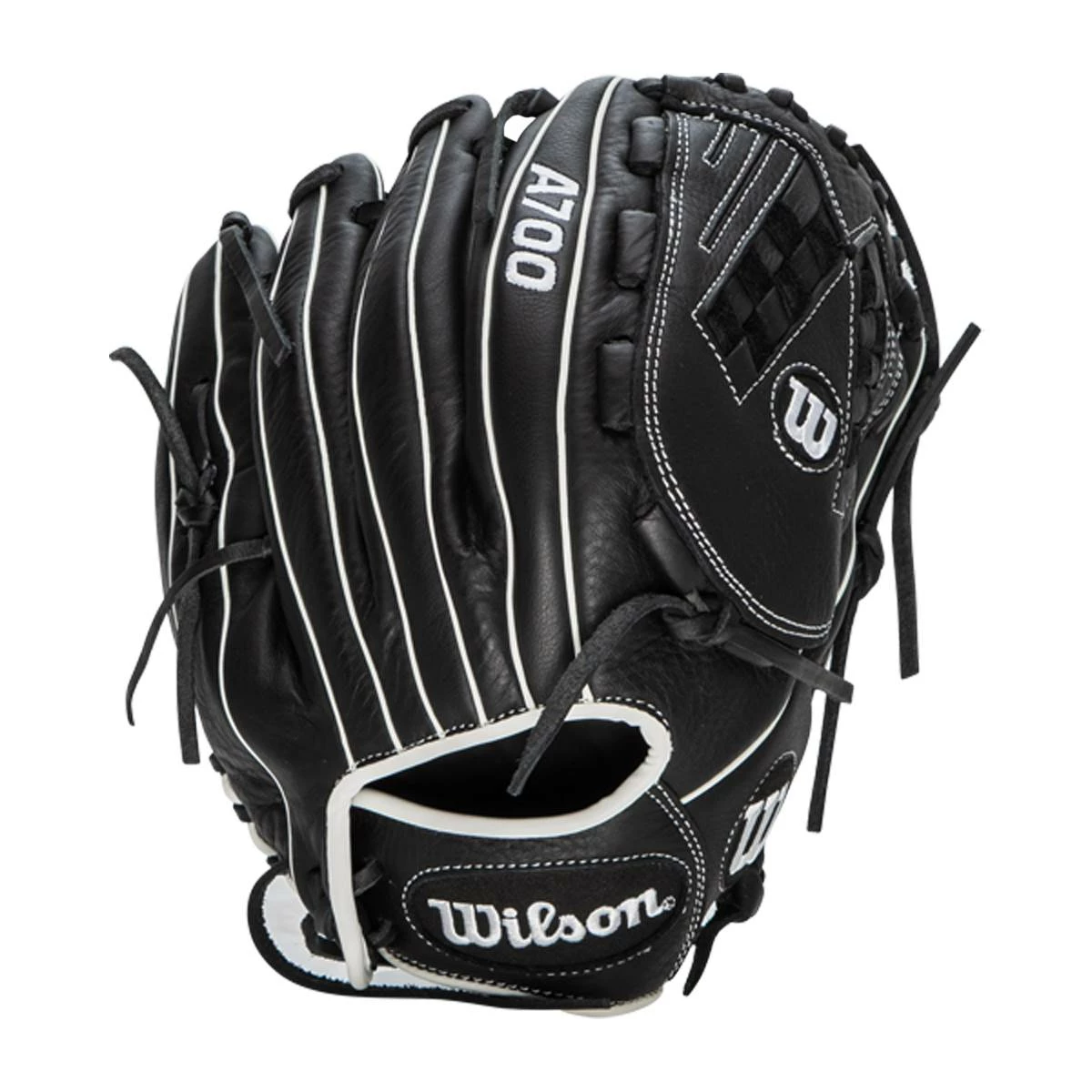 Flash Sale 🔔 Wilson A700 12.5" Fastpitch Softball Glove: WBW100425125 Black, White 🎉 7 Flash Sale 🔔 Wilson A700 12.5" Fastpitch Softball Glove: WBW100425125 Black, White 🎉 - Image 5