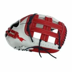Hot Sale 👏 Miken 14" Pro Series Slow Pitch Softball Glove: PRO140-WSN Grey, Blue, Red 😀 -BaseBallBat Sales Store 49e8 03 19 31193 3 m