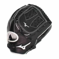 Top 10 👍 Mizuno Pro Select 12.5" Fastpitch Softball Glove: GPSF1250BK Black, White ⌛ -BaseBallBat Sales Store 4bd9 09 18 30759 2 m
