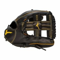 Hot Sale 😀 Mizuno Pro Select 11.75" Baseball Glove: GPS2-600R Black 🎁 -BaseBallBat Sales Store 4d6e 08 21 mizuno pro select 11 75 baseball glove gps2 600r 34540 4 l