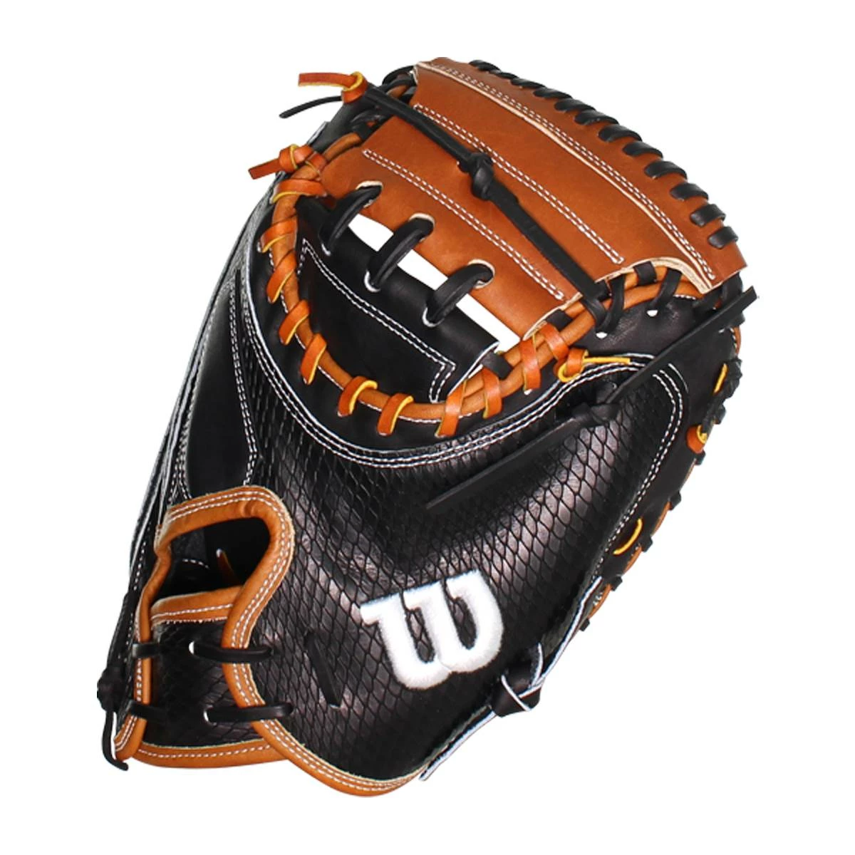 Hot Sale 🎉 Wilson A2K 33.5" Baseball Catcher's Mitt: WBW100071335 Black, Brown, Tan 🎉 5 Hot Sale 🎉 Wilson A2K 33.5" Baseball Catcher's Mitt: WBW100071335 Black, Brown, Tan 🎉 - Image 3