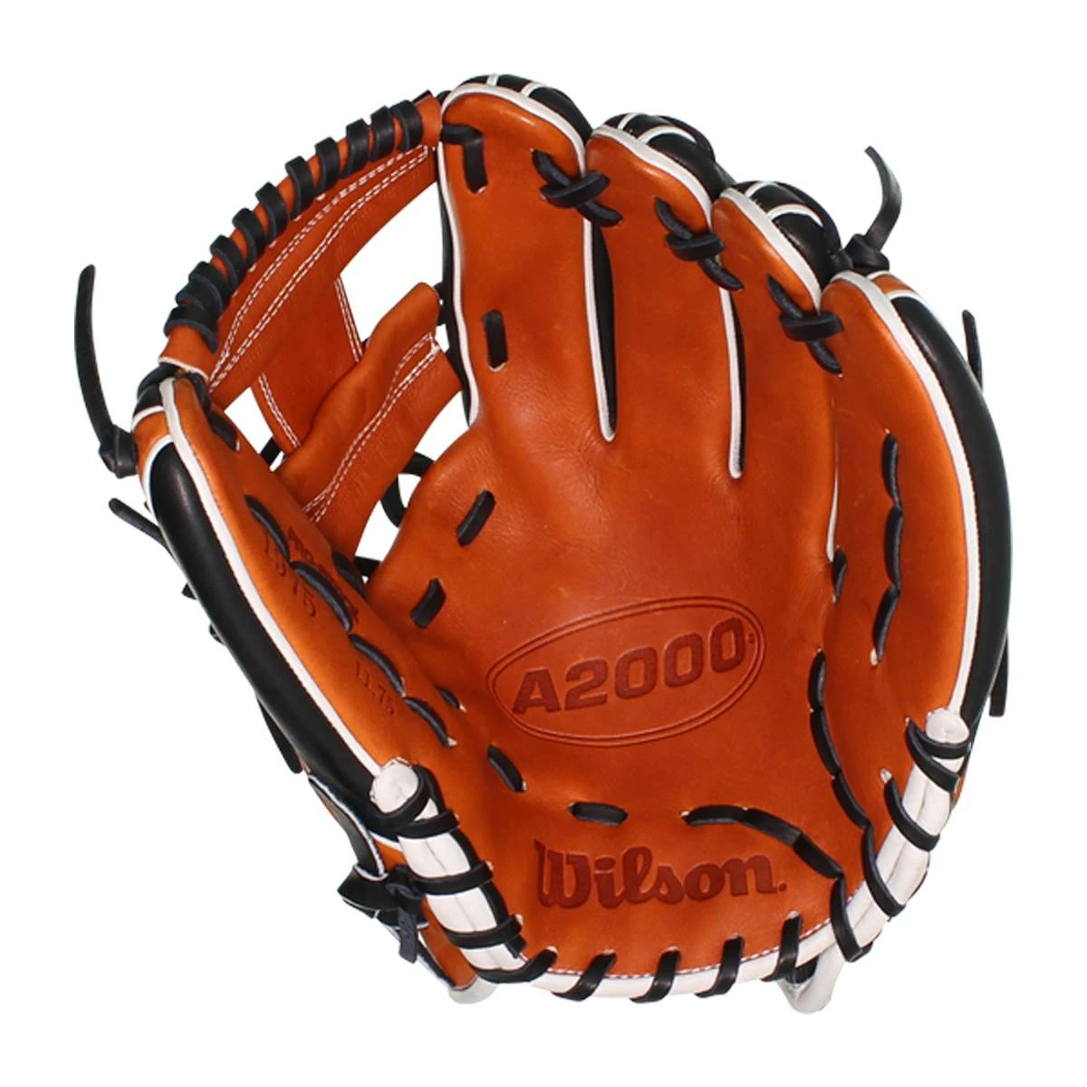 Hot Sale 🎉 Wilson A2000 1975 11.75" Baseball Glove: WBW1000881175 Black, Brown 💯 4 Hot Sale 🎉 Wilson A2000 1975 11.75" Baseball Glove: WBW1000881175 Black, Brown 💯 - Image 2