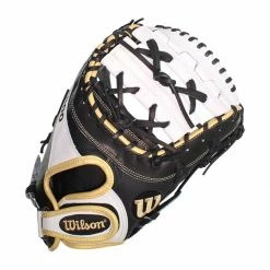 Best deal 🎉 Wilson A2000 SuperSkin 12" Fastpitch Softball First Base Mitt: WTA20RF19FP1BSS Black, White 💯 -BaseBallBat Sales Store 5447 02 20 wilson a2000 superskin 12 fastpitch softball first base mitt wta20rf19fp1bss 30521 3 l
