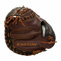 Flash Sale 😍 Easton Flagship 33.5" Baseball Catcher's Mitt: FS-H35 Black, Brown, Tan 🎉 -BaseBallBat Sales Store 5685 10 21 easton flagship 33 5 baseball catchers mitt fs h35 34412 5 l
