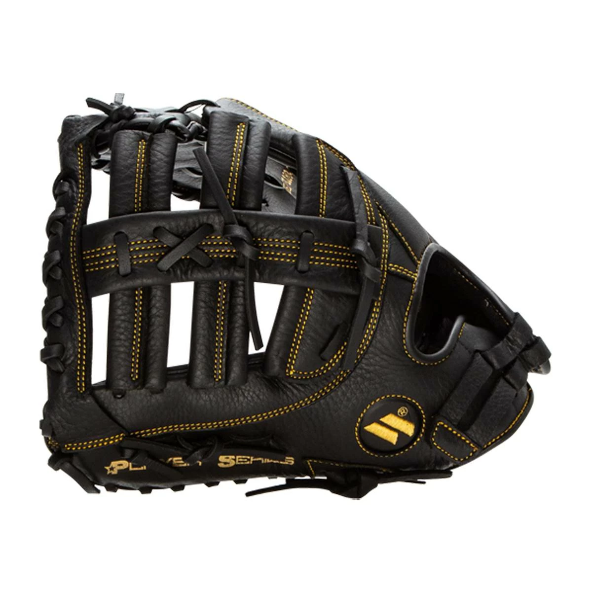 Discount ❤️ Worth Player Series 13" Slow Pitch First Base Mitt: WPL130-FB Black, Gold ⭐ 6 Discount ❤️ Worth Player Series 13" Slow Pitch First Base Mitt: WPL130-FB Black, Gold ⭐ - Image 4