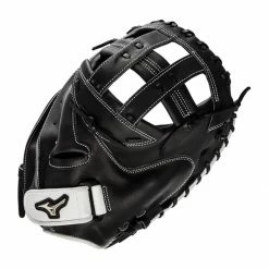 Best Sale ⌛ Mizuno Pro Select 34.5" Fastpitch Softball Catcher's Mitt: GPSF-340TG Black, White ⭐ -BaseBallBat Sales Store 5d76 08 21 mizuno pro select 34 5 fastpitch softball catchers mitt gpsf 340tg 34549 3 l
